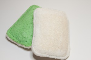 photo of new loofah sponges