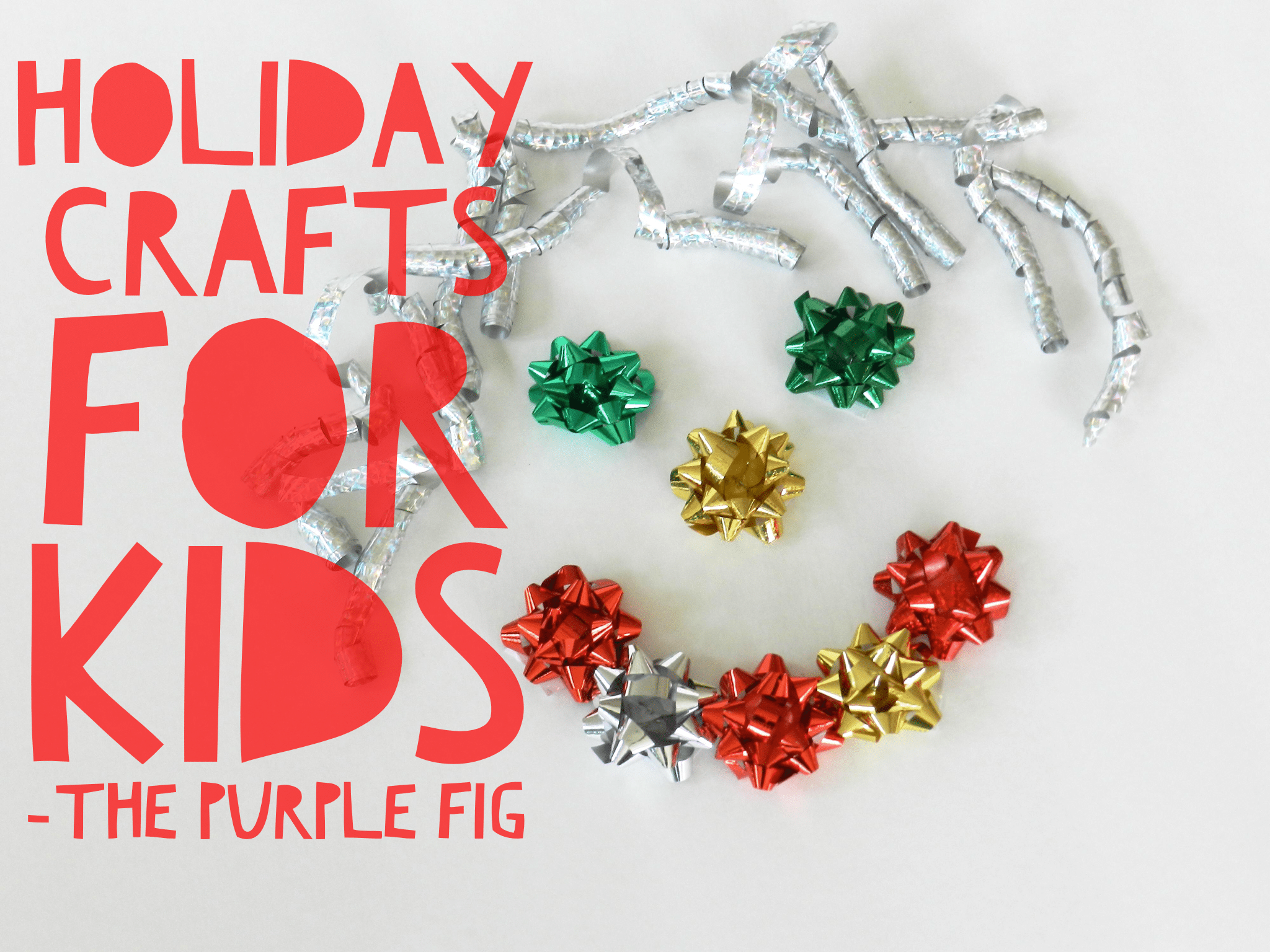 Holiday Crafts for Kids Smiley Face