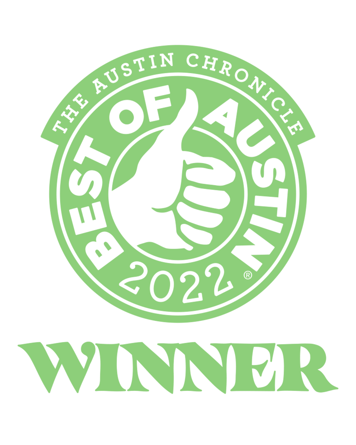 The Austin Chronicle Winner - Best of Austin 2022